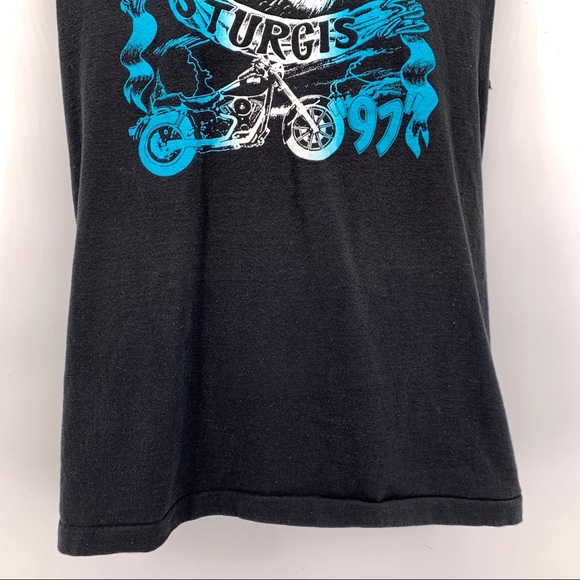 VINTAGE 90s Sturgis Tank Top Size Large - Picture 3 of 10